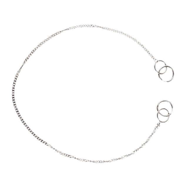 Tachiuwa 56cm/22'' Stainless Steel Chain Earring Clip Non-piercing Piercing Jewelry