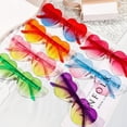 thumbnail image 3 of Fashion Jelly Gradient Heart-shaped Lenses Sunglasses Outdoor Sun Protection Glasses Colorful Sun Glasses Goggles, 3 of 9