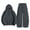 Gray, variant on GiLiling Girls Pullover Hoodie with Kangaroo Pocket and Wide Leg Pants Set, Kids 2 Piece Fall Winter Sweatsuit Outfits (White, 7-8 Years)