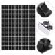 thumbnail image 4 of 100pcs cable fijación hebilla ajustable cable abrazadera autoadhesivo cable abrazadera, 4 of 5