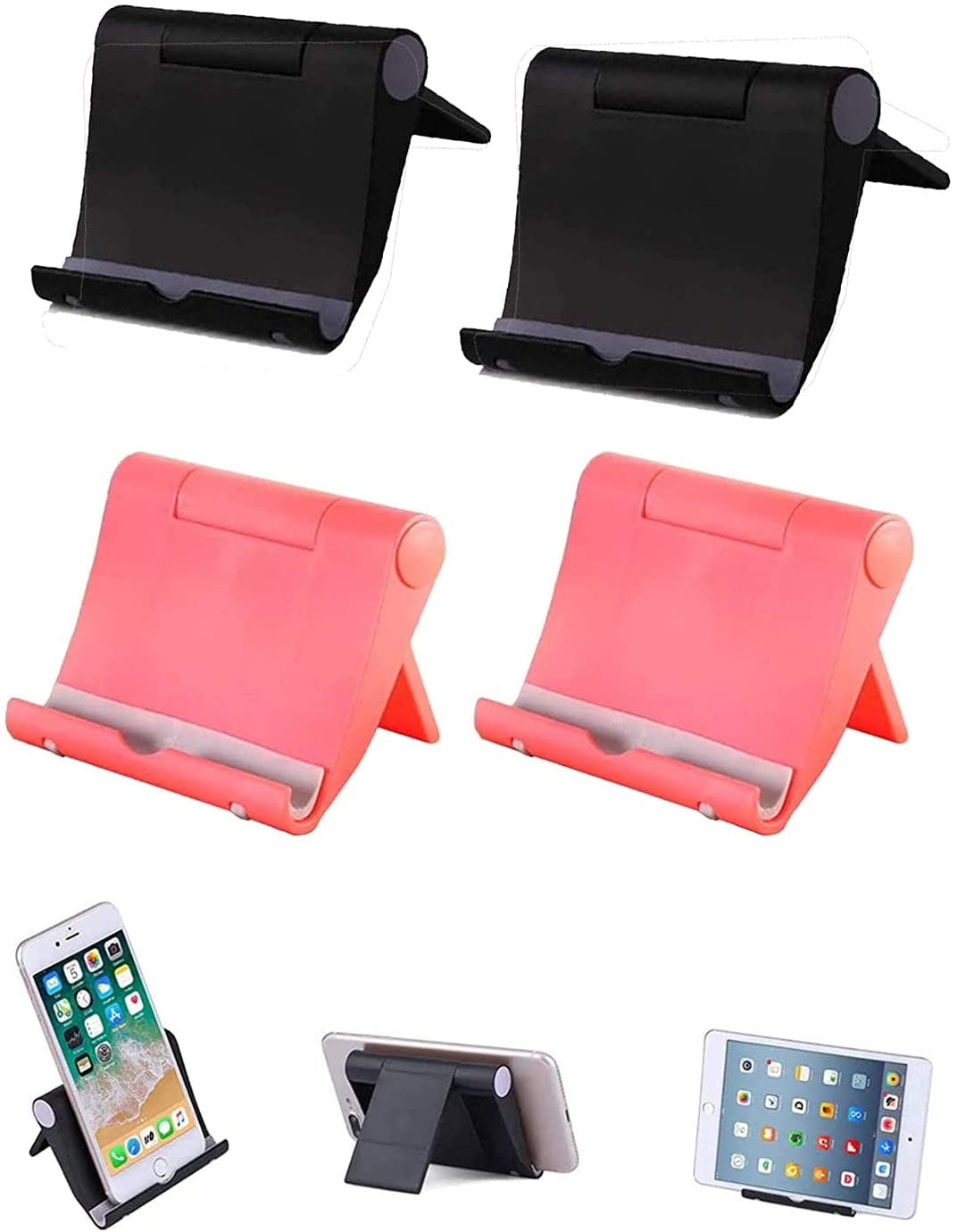 Phone Stand, 4 Pack Multi-Angle Cell Phone Stand Tablet Stand Universal Smartphones for Holder Tablets