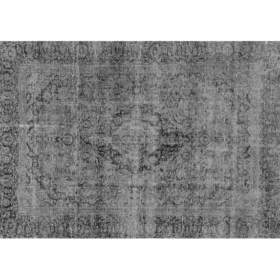 Ahgly Company Indoor Rectangle Persian Gray Bohemian Area Rugs, 7' x 9'