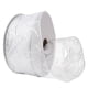 thumbnail image 1 of Zhuge Cinta navideña, 2,48 pulgadas x 10 yardas, cinta de copo de nieve blanca, cinta navideña para manualidades, envoltura de regalos, decoración navideña de invierno, color blanco, 1 of 4