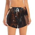 thumbnail image 2 of Xecao Steampunk Cowboy Cat for Double-layer Running Short for Women, Perfect for Gym, Tennis, and More, Featuring a Convenient Pocket-X-Large, 2 of 7