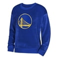 thumbnail image 2 of Youth Girls Outerstuff  Royal Golden State Warriors Step Back Sweatshirt, 2 of 3