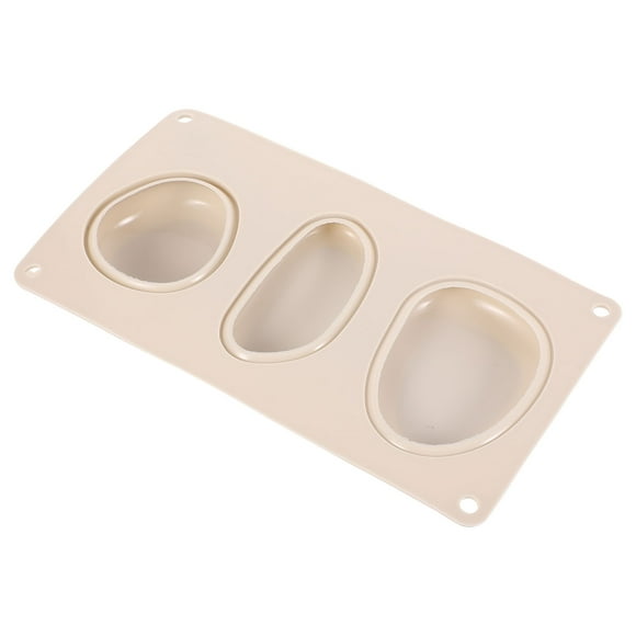 IFANLANDOR 1pc Cobblestone Resin Molds for Plaster Casting Beige DIY Home Decoration