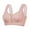 Pink, variant on Front Closure Women's Bras Purple No Underwire Sleep Soft Floral Bralette Women's Lingerie Size 36-52