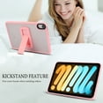 thumbnail image 7 of Shockproof Case for Apple iPad Mini 6th 7th Generation 8.3", Kickstand Slim Fit Rugged Bumper Lightweight Anti-Scratch Bumper Case Cover for iPad Mini 6 7 8.3 Inch 2021/2024,Pink, 7 of 7