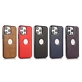 thumbnail image 2 of Business Phone Case Compatible  Fully Wrapped Faux Leather Shockproof Protective Case - Minimalist Style (Black,iphone 11(6.1)), 2 of 9