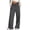 Dark Gray #38, variant on Wide Leg Sweatpants Women Baggy Cotton Joggers with Pockets Petite Low Rise Palazzo Track Pant Loose Fit Trousers Black S