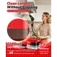thumbnail image 4 of 5-in-1 229°F Pressurized Handheld Steam Cleaner 2500W Handheld High-Temperature Pressurized Steam Cleaner with 6 Levels & 1l Tank, For Home Kitchen Grease,Tile Grout,Car,Furniture,Windows, 4 of 7