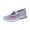 Gray, variant on Easy Slip-On Daily Walking Shoes, Women's Orthopedic Walking Shoes for Nurses With Arch Support - Flower Embroidered Slip On Sneakers Featuring Breathable Knit Upper, Purple 5.5