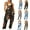 CB-Multicolor#womens overalls, variant on QATAINLAV Deals For Today On Walmart Mardi Gras Outfit for Women Loose Fit Wide Leg Rompers Dressy Adjustable Strap One Piece Jumpsuits with Pockets Multicolor XL