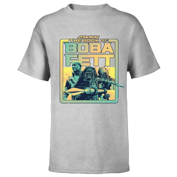 Star Wars The Book of Boba Fett Tusken Raiders - Short Sleeve T-Shirt for Kids - Customized-Athletic Heather