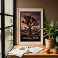 thumbnail image 6 of Vintage-Inspired Joshua Tree Illustration | Retro Desert Art Print - California Illustration Oak Framed Wall Art Print 12 x 18 inches, 6 of 59