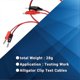 thumbnail image 5 of 2 Pcs Red Black Banana Plugs to Alligator Clips Probe Test Cable 1M, 5 of 5