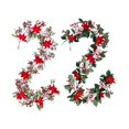 thumbnail image 2 of Simulación Navidad Rattan-Dragon Barba Fruta Roja Flor Navideña A05623, 2 of 12