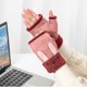 thumbnail image 4 of Guantes con calefacción de invierno Ciclismo Cálido Mittens USB Interior al aire libre Tamaño sin aislado Térmico Guante Hogar para el hogar Rojo de vino, 1 par seitruly HA011726-03, 4 of 7