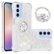 thumbnail image 1 of Funda para Samsung Galaxy A25 5G con Brillo Líquido Flotante, Purpurina, Parachoques y Anillo Giratorio Soporte, 1 of 5
