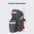 thumbnail image 3 of Tetera De Bicicleta De Montaña, Bolsa Para Asiento Trasero De Ciclismo, Almacenamiento Impermeable, Bolsas Traseras Para Bicicleta Mtb, Accesorios Yuarrent OD006009-00, 3 of 7