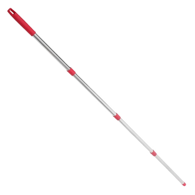 UPGRATOR 1Jgo Mango Para Trapeador De Acero Inoxidable Con Y Agarre Ergonómico Color Plata