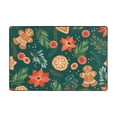 thumbnail image 1 of XMXT Indoor Area Rug, Cute Christmas Cookie Graffiti Non-Slip Polyester Rugs for Living Room, 72 x 48 inches, 1 of 9