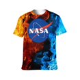 thumbnail image 5 of NASA T-Shirts for Men Women, Anime Short Shirts, Unisex Short Sleeve Tops, Crew Neck Tee Shirts, S-4XL, 5 of 8