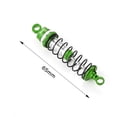 thumbnail image 4 of ZheElen Aluminum Alloy Threaded Rear Shock Absorber For 1/16 LOSI Mini-B Mini-T RC Car Part RC Car Accessories Replacement Parts Green, 4 of 5
