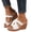 White, variant on Women's Open Toe Cork Wedge Slide Sandals Lightweight Summer Vacation Backless Platform Sandal Comfortable Hollow Out Mules Brown Size 7.5