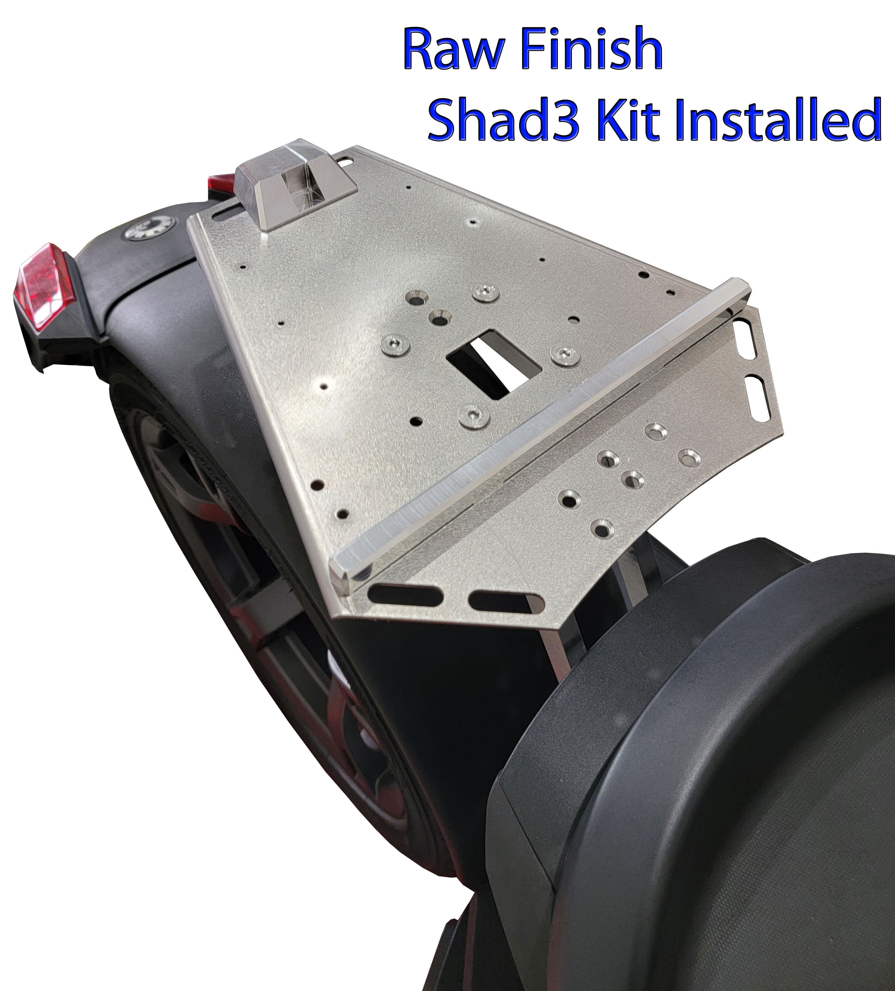 Can Am Ryker Luggage Rack Stainless Steel Large Shad Cases Kit