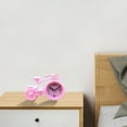 thumbnail image 6 of Cute Alarm Clock, InsCrazy Bicycle Alarm Clock Silent Desk Clock Battery Operated Plastic Table Clock for Your Bedroom and Study Room Decoration Birthday Gifts, 6 of 6