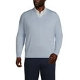 thumbnail image 2 of Lands' End Men's Big Fine Gauge Supima Cotton V-neck Sweater, 2 of 2