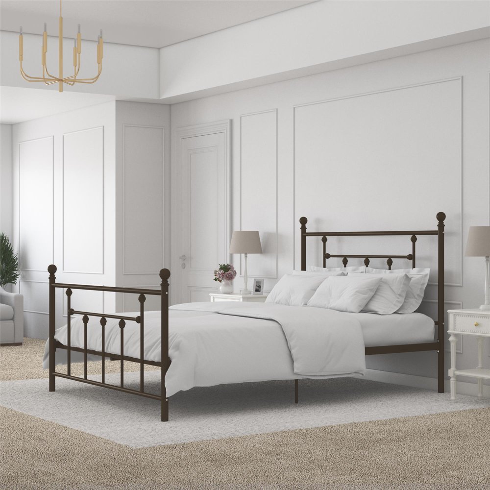 DHP Manila Metal Bed, Bronze, Full