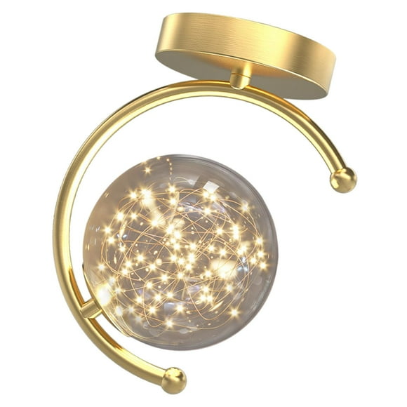 DOLITY Ceiling Lights Lamp for Living Room Dining Room Accessories Hallway Lighting Gold