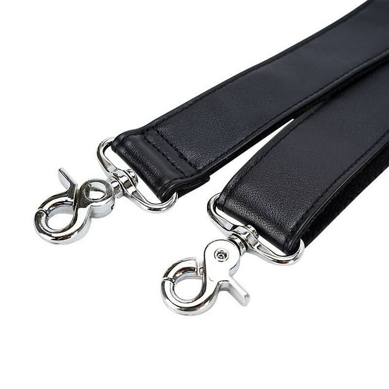 vintage crafts Leather Adjustable Padded Replacement Shoulder Strap with Metal Swivel Hooks for Messenger, Laptop, Camera, Duffle Bags & More