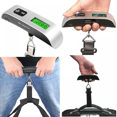 thumbnail image 3 of Balance Électronique pour Bagages, Balance de Voyage, portable, max 50kg, Rétroéclairée avec Fonction Lcd/tare, Ensemble de 2, 3 of 5