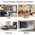 thumbnail image 5 of 3D Abstract Modern Geometric n Area Rug Carpet Rug for Living Room Bedroom Sofa Doormat r Kid Game Non-slip Floor Mat, 5 of 5