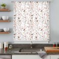 thumbnail image 5 of Flowers Birds Sheer Curtains 63 Inches Long, Farmhouse Botanical Floral Branches Plants Light Filering Curtains, Breathable Simi Curtain Privacy Drapes for Living Room Bedroom Window Treatment, 5 of 9