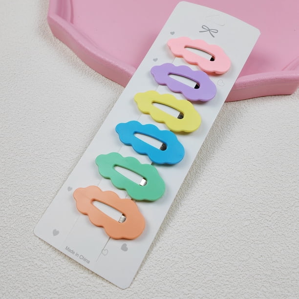 Accesorios para el cabello para mujeres y niños, lindos tocados, pinzas para el cabello esmeriladas, pinzas para el flequillo hechas a mano, pinzas para el cabello con pinza lateral