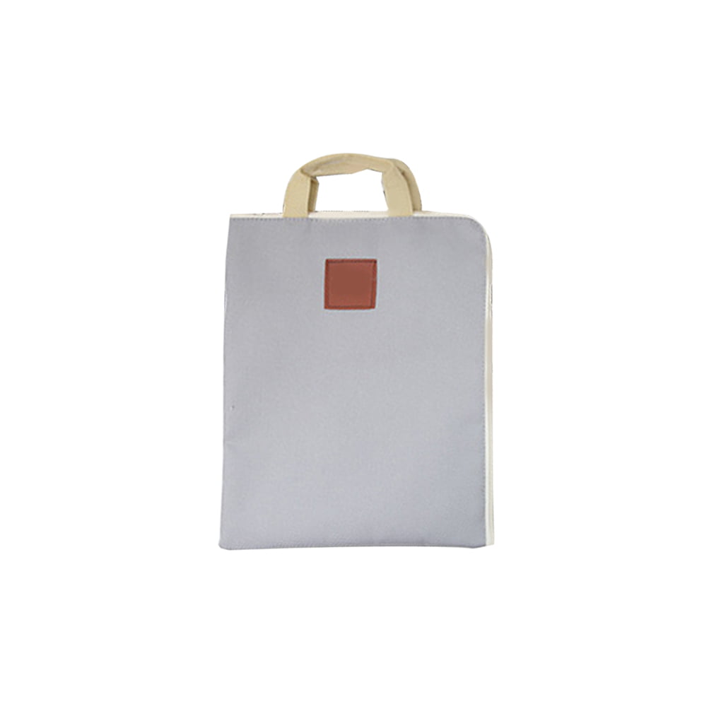 A4 File Document Holder Bag Pouch Zipper Briefcase Folder Storage Stationery D 