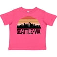thumbnail image 3 of Inktastic Seattle Washington Skyline Sunset Boys or Girls Toddler T-Shirt, 3 of 5