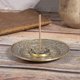 thumbnail image 4 of Incense Holder Bronze Incense Burners Plate Flower Round Incense Stick Holder Incense Burner Ash Catcher Home Decoration Tool, 4 of 4