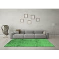 thumbnail image 3 of Ahgly Company Indoor Round Oriental Emerald Green Industrial Area Rugs, 7' Round, 3 of 4