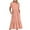 Orange, variant on Zorckvet A Line Dresses for Women Crewneck Floral Print Flowy Trendy Loose Short Sleeve Womens Dress