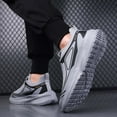 thumbnail image 4 of Men's Lightweight Running Shoes - Breathable Mesh Upper with anti-slip Sole for Walking & Jogging, 4 of 9