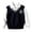 Navy, variant on XRoczxe Girls Fake‑Two‑Piece Sweatshirt, V‑Neck Striped Trim Vest‑Style Long Sleeve Preppy Pullover Top Gray