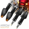 thumbnail image 5 of AUTOXBERT 4X Motorcycle Turn Signals Lights Indicators Bike LED Blinkers Amber 10MM Universal, 5 of 10