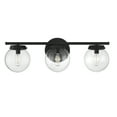thumbnail image 2 of Trade Winds Linda 3-Light Bathroom Vanity Light in Matte Black, 2 of 5