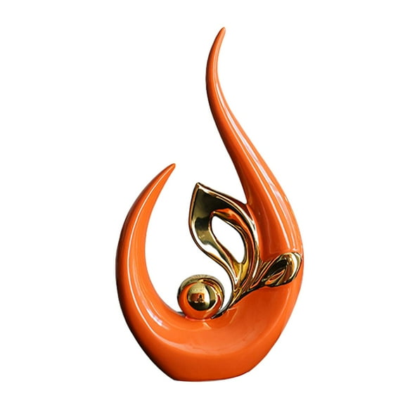 TISHITA Modern Abstract Art Sculpture Centerpiece ,Creative Figurine ,Ceramic Statue for Home Decor,Dining Room Bookshelf Living Room Large