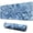Blue Paisley Pattern, variant on Long Mouse Pads for Desk,Blue Paisley Pattern Desk Mats on Top Of Desks, Desk Mouse Pad Extra Large with 3mm Non-Slip Base and Stitched Edge for Gaming,Office,Work,Home 31.5"x11.8"